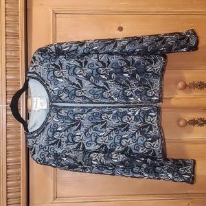 Vintage Stenay silk beaded evening jacket